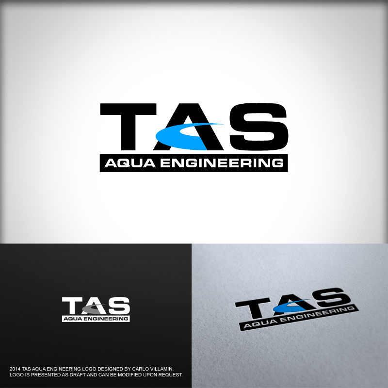 Logo Design by carlomagno for Tas Aqua Engineering | Design #3907334