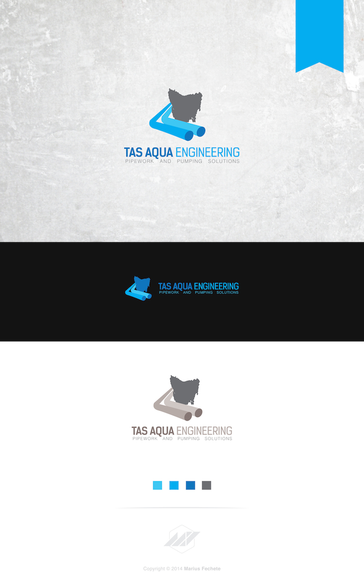 Logo Design by Marius Fechete for Tas Aqua Engineering | Design #3935784