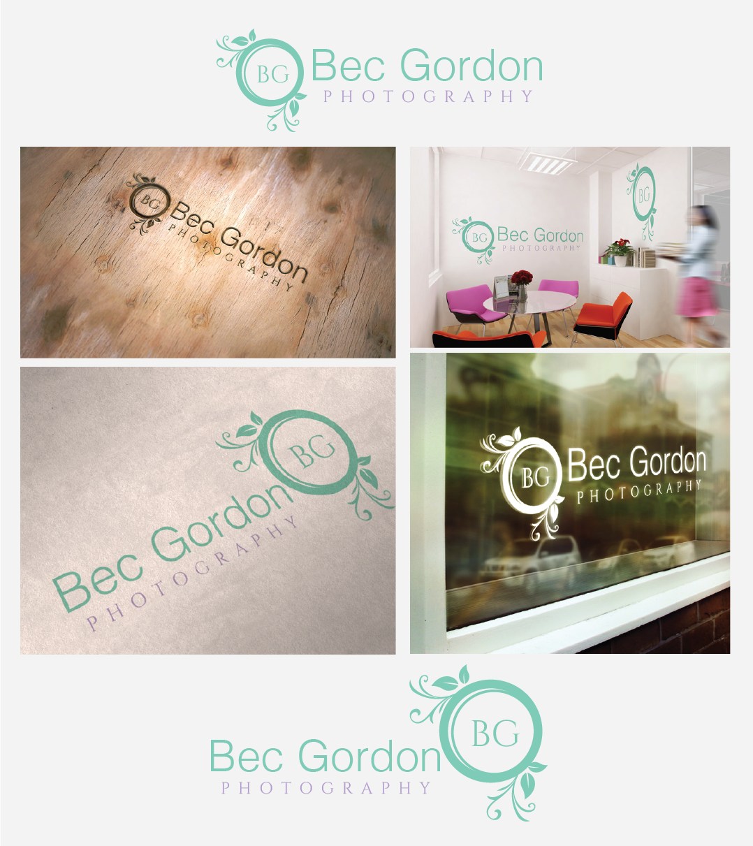 Graphic Design by Shirlei Patricia for Bec Gordon Photography | Design #3886149