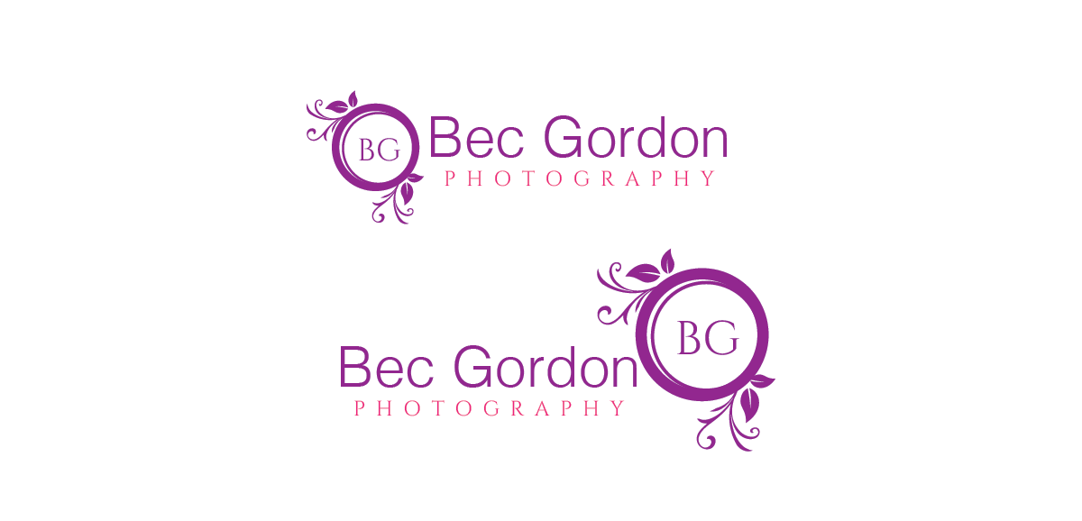 Graphic Design by Shirlei Patricia for Bec Gordon Photography | Design #3886608