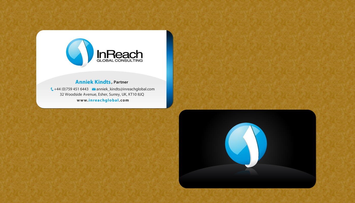 Visitenkarten-Design von Sbss für InReach Global Consulting LLP | Design #1044312