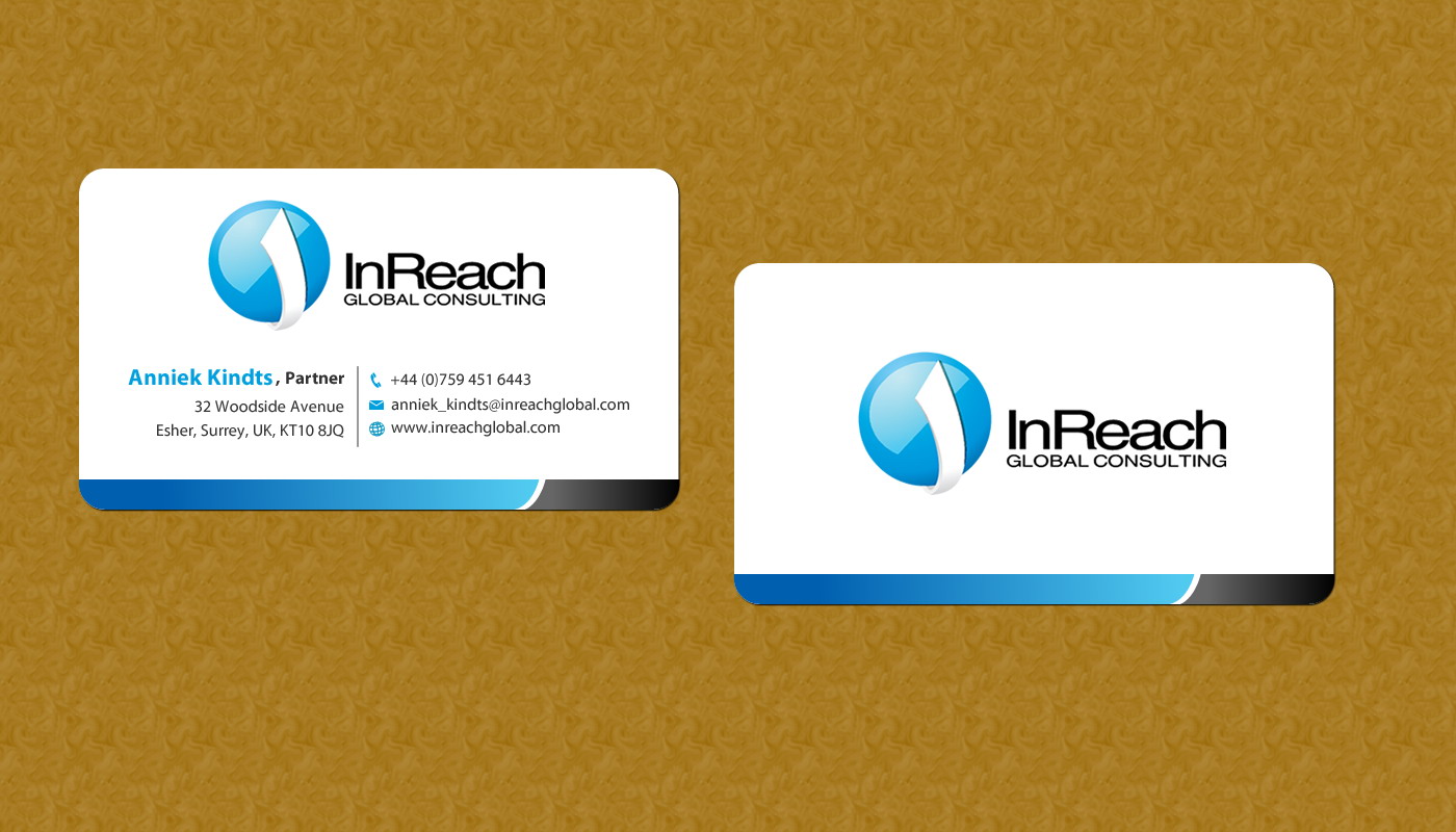 Diseño de Tarjeta de Presentación por Sbss para InReach Global Consulting LLP | Diseño #1044315