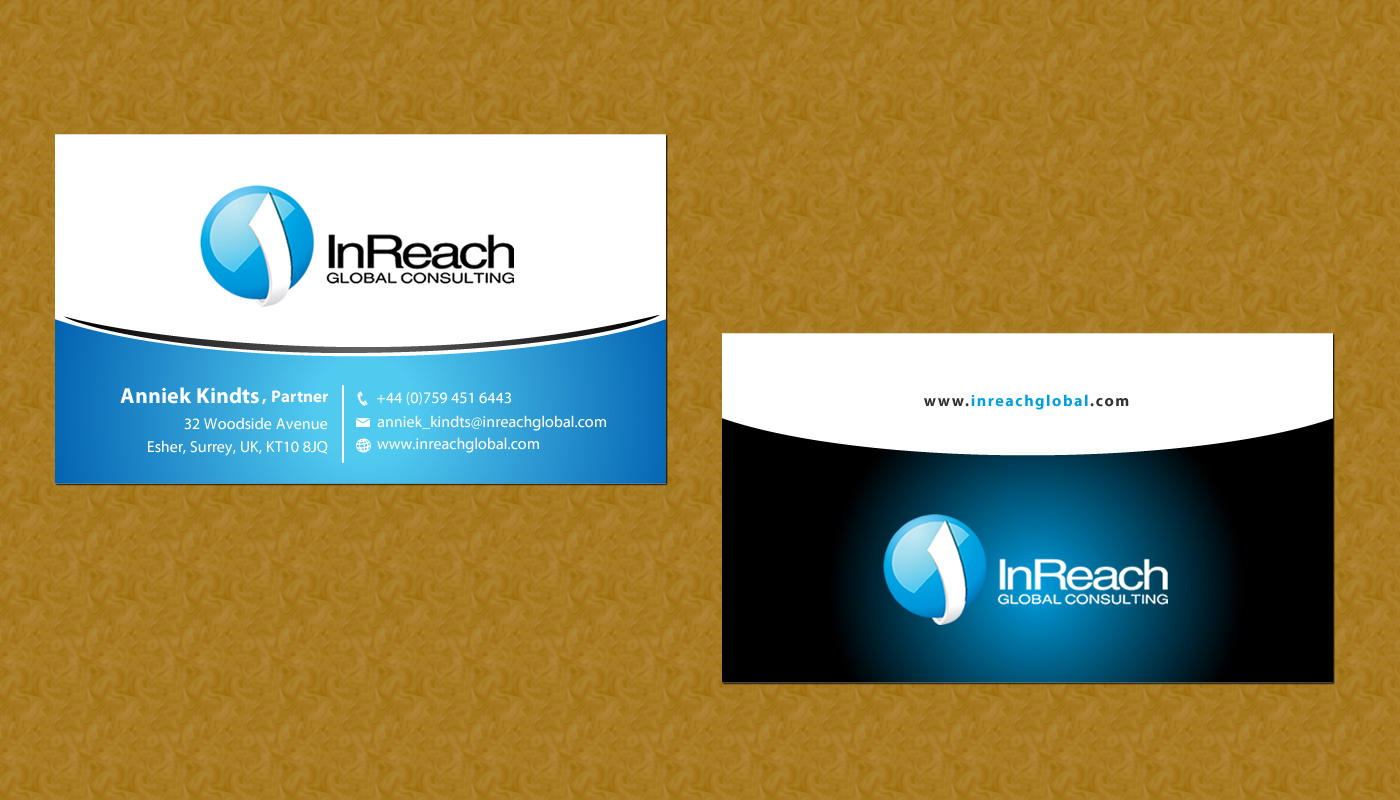 Diseño de Tarjeta de Presentación por Sbss para InReach Global Consulting LLP | Diseño #1044321