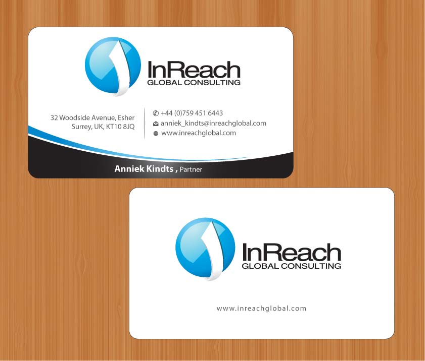 Diseño de Tarjeta de Presentación por Sbss para InReach Global Consulting LLP | Diseño #1044334