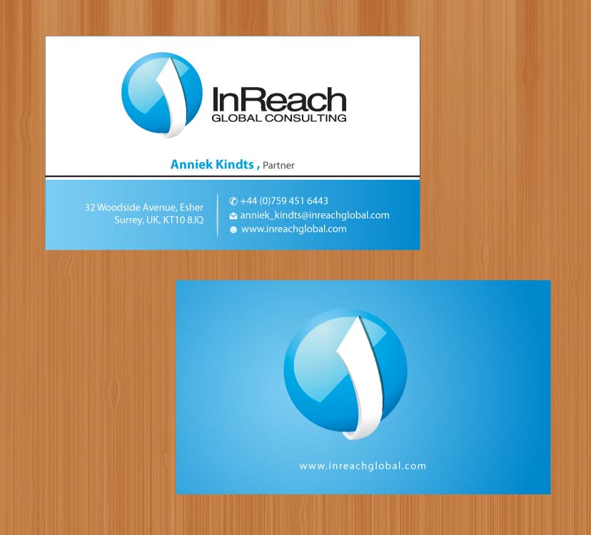 Diseño de Tarjeta de Presentación por Sbss para InReach Global Consulting LLP | Diseño #1044339