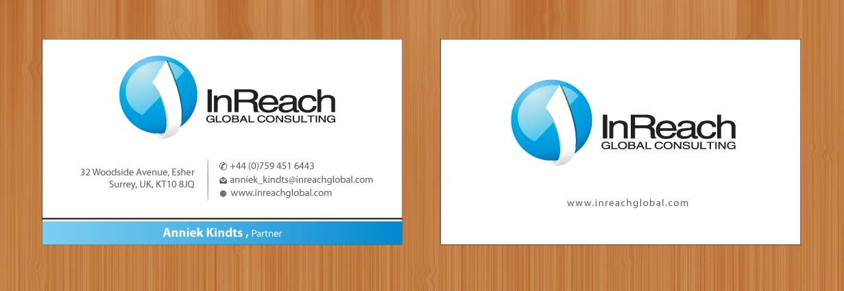 Diseño de Tarjeta de Presentación por Sbss para InReach Global Consulting LLP | Diseño #1044340