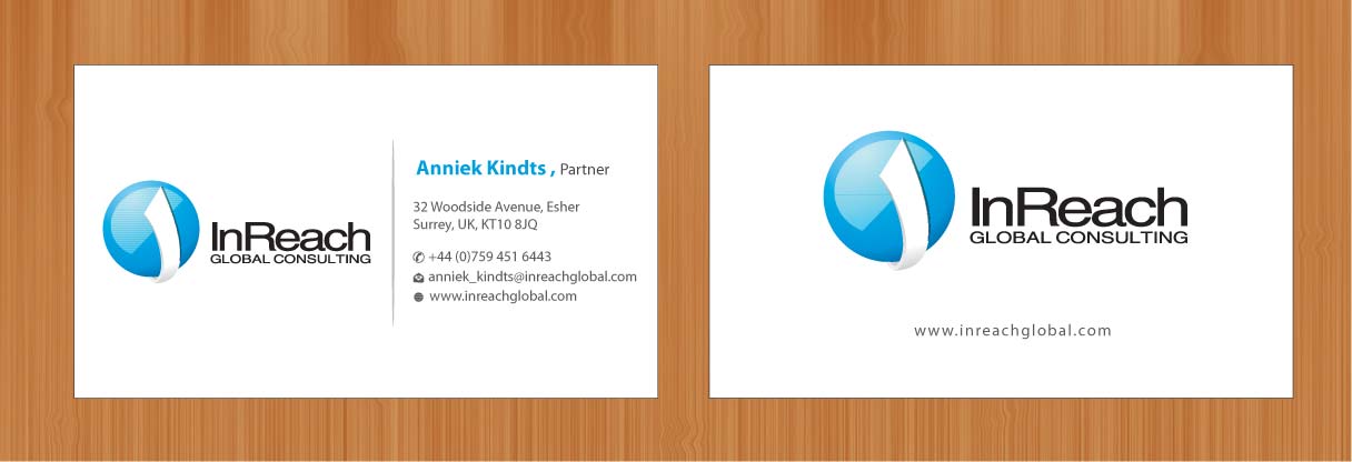 Visitenkarten-Design von Sbss für InReach Global Consulting LLP | Design #1044343