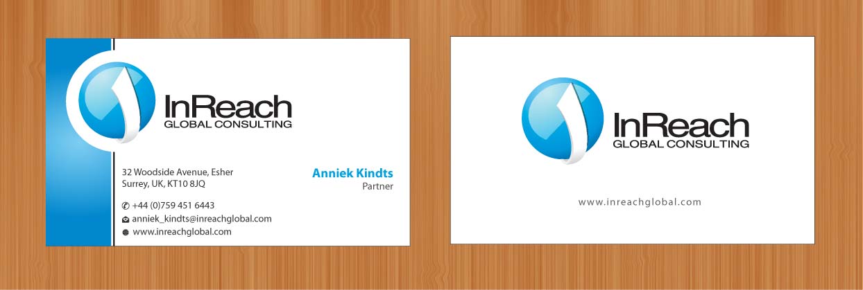 Visitenkarten-Design von Sbss für InReach Global Consulting LLP | Design #1044345