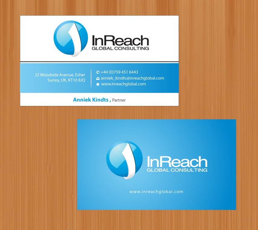 Diseño de Tarjeta de Presentación por Sbss para InReach Global Consulting LLP | Diseño #1044346
