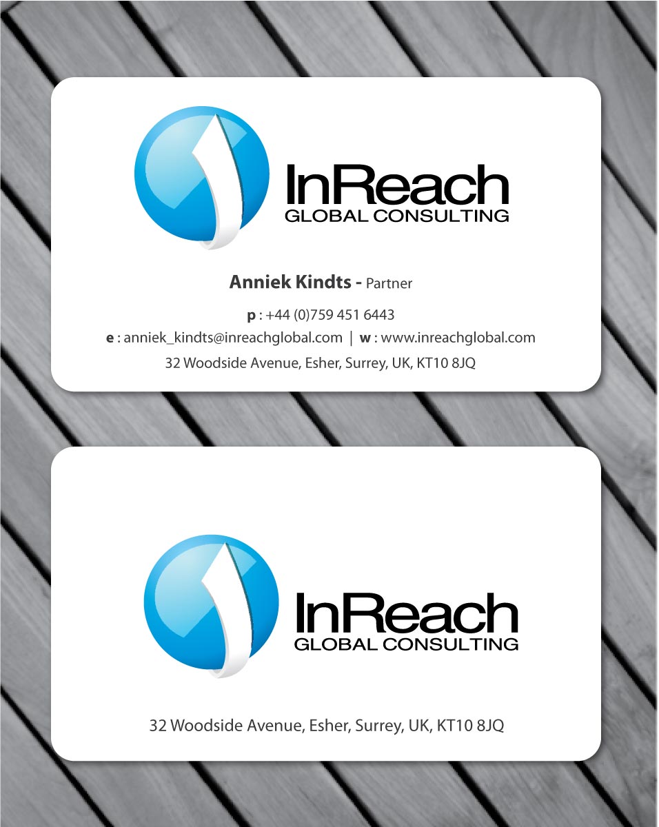 Business Card Design by Sbss for InReach Global Consulting LLP | Design #1044578