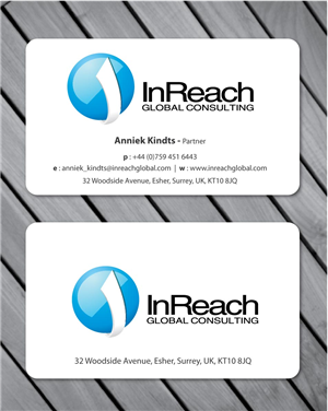 Business Card Design by Sbss for InReach Global Consulting LLP | Design: #1044578