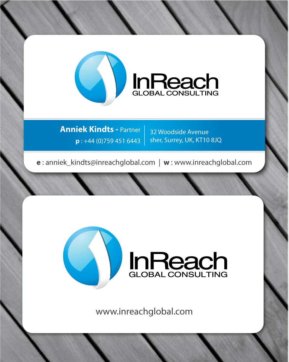 Design de Carte de Visite par Sbss pour InReach Global Consulting LLP | Design #1044580