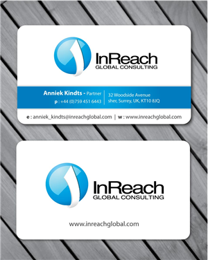 Business Card Design by Sbss for InReach Global Consulting LLP | Design: #1044580