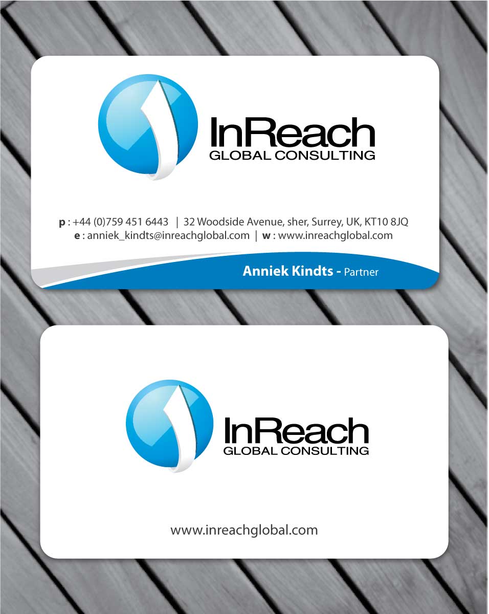 Diseño de Tarjeta de Presentación por Sbss para InReach Global Consulting LLP | Diseño #1044582