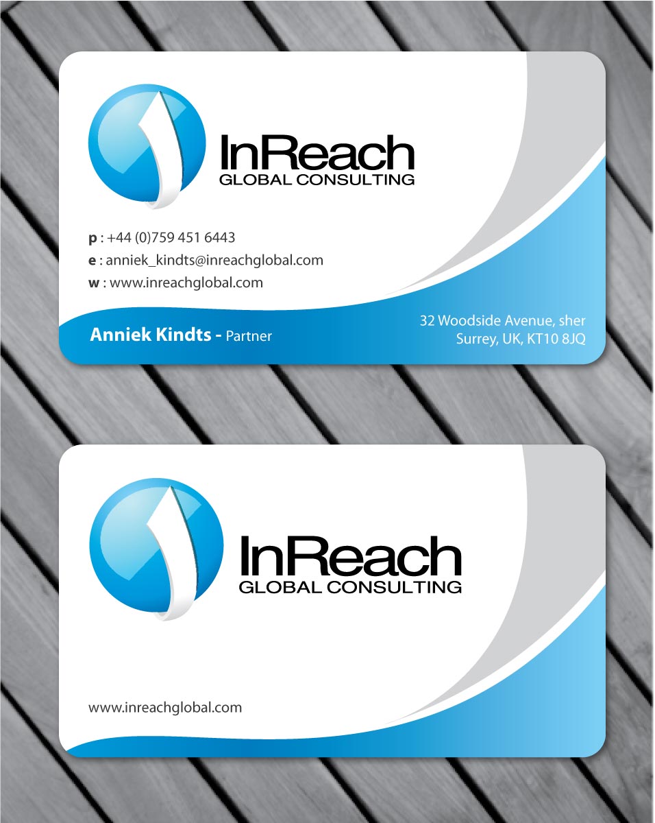 Diseño de Tarjeta de Presentación por Sbss para InReach Global Consulting LLP | Diseño #1044584