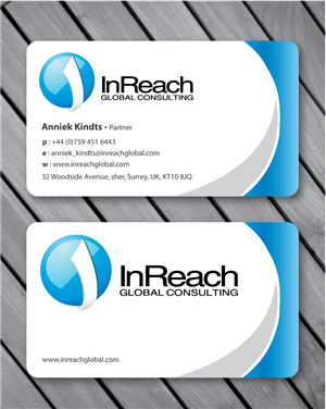 Design de Carte de Visite par Sbss pour InReach Global Consulting LLP | Design : #1044585