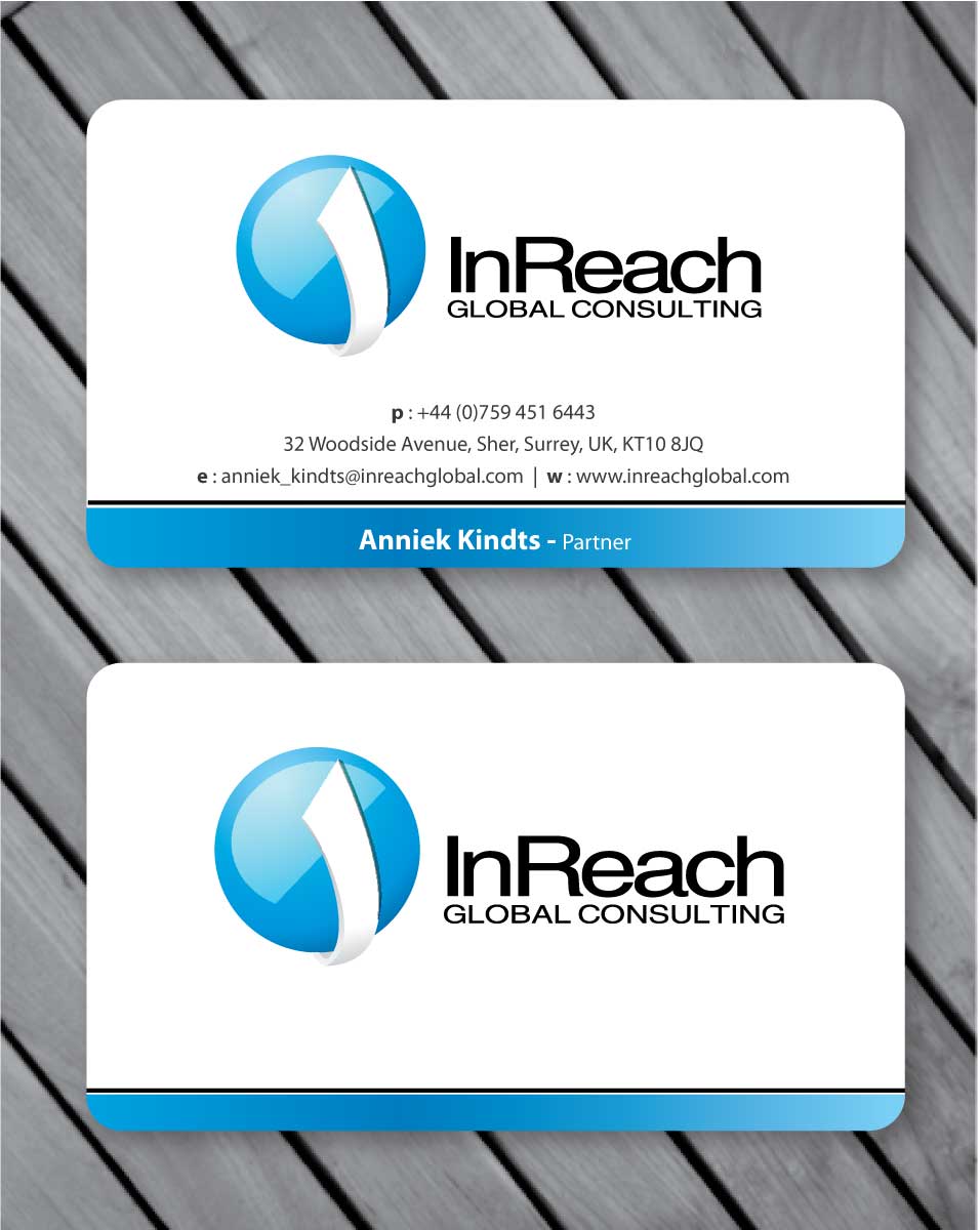 Diseño de Tarjeta de Presentación por Sbss para InReach Global Consulting LLP | Diseño #1044589