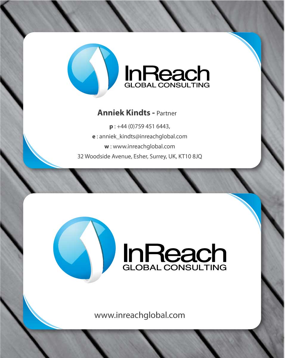 Business Card Design by Sbss for InReach Global Consulting LLP | Design #1044597