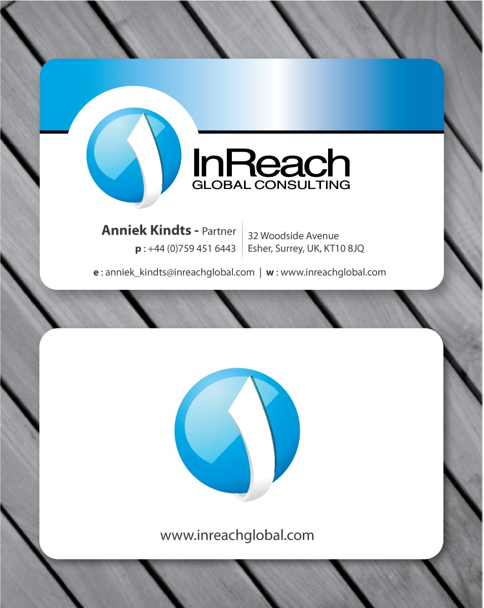Business Card Design by Sbss for InReach Global Consulting LLP | Design #1044599