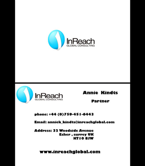 Design de Carte de Visite par BHS Designers pour InReach Global Consulting LLP | Design : #1050449