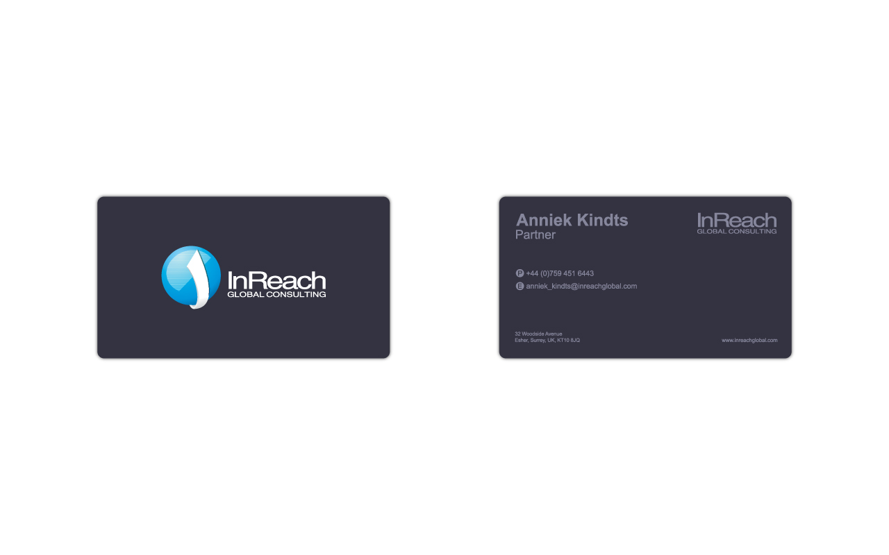 Design de Carte de Visite par BorcsaDesign pour InReach Global Consulting LLP | Design #1042924