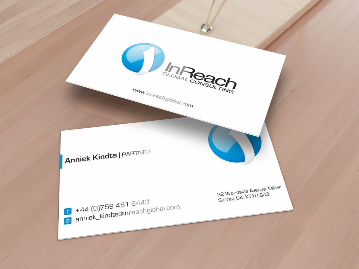 Business Card Design by HYPdesign for InReach Global Consulting LLP | Design #1044973