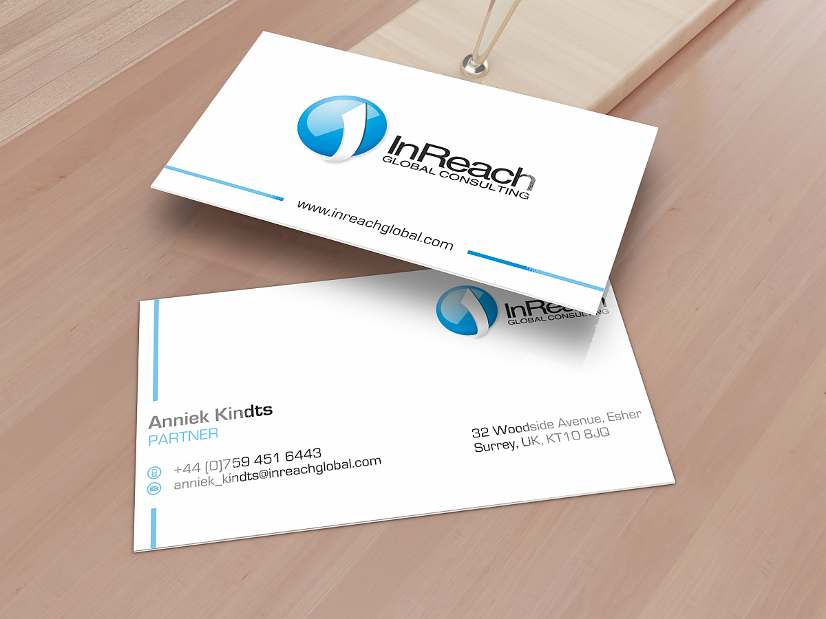 Design de Carte de Visite par HYPdesign pour InReach Global Consulting LLP | Design #1047000