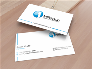 Design de Carte de Visite par HYPdesign pour InReach Global Consulting LLP | Design : #1047000