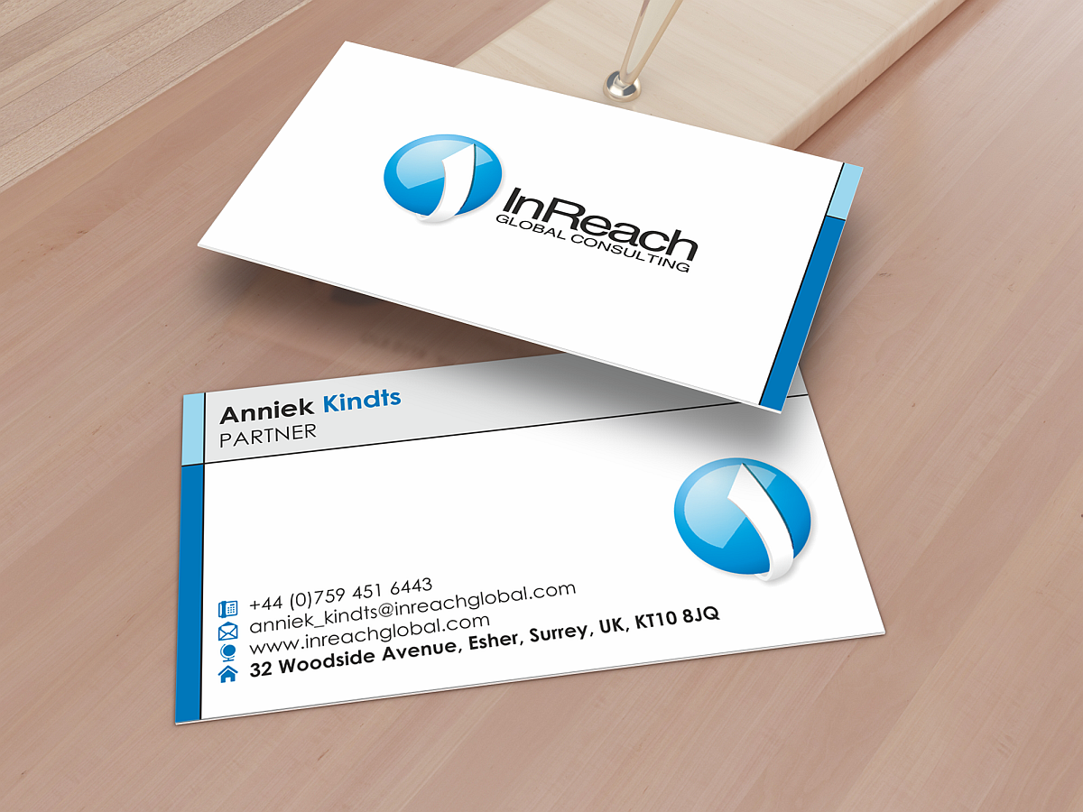 Business Card Design by HYPdesign for InReach Global Consulting LLP | Design #1047001
