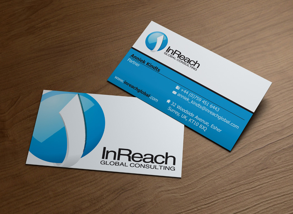 Diseño de Tarjeta de Presentación por MPStudio para InReach Global Consulting LLP | Diseño #1046996