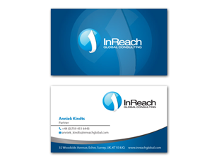Business Card Design by MDesign for InReach Global Consulting LLP | Design #1049986