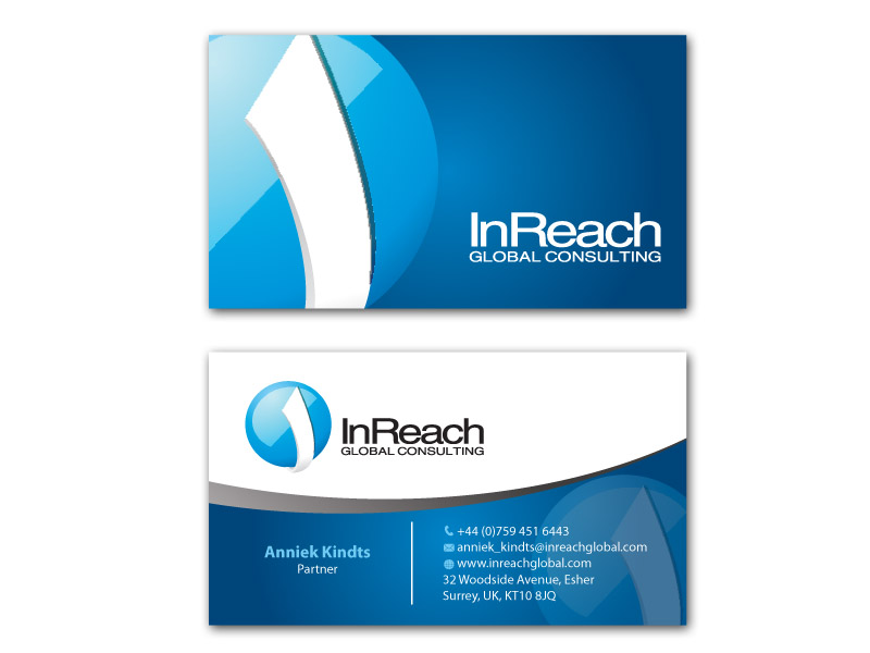 Diseño de Tarjeta de Presentación por MDesign para InReach Global Consulting LLP | Diseño #1049989
