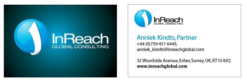 Design de Carte de Visite par Christine pour InReach Global Consulting LLP | Design #1040801