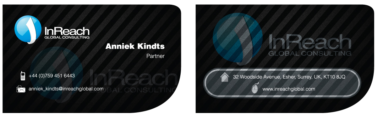 Business Card Design by colordot for InReach Global Consulting LLP | Design #1051353