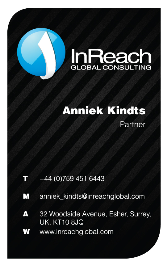 Business Card Design by colordot for InReach Global Consulting LLP | Design #1054691