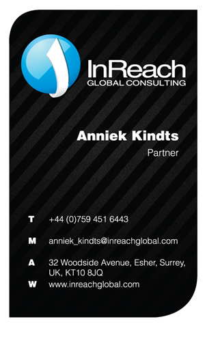 Business Card Design by colordot for InReach Global Consulting LLP | Design #1054691