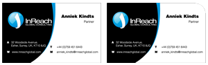 Design de Carte de Visite par colordot pour InReach Global Consulting LLP | Design : #1054900