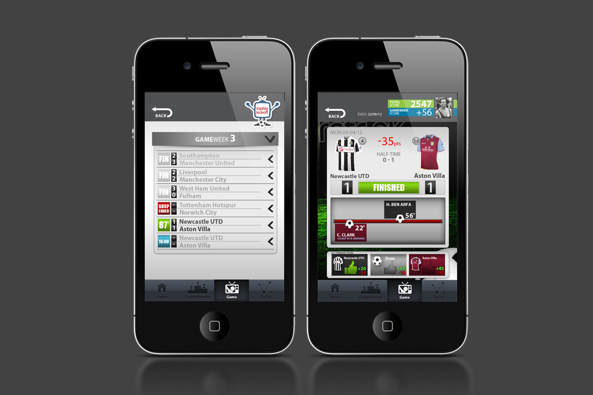 Diseño de aplicación (App) por Svetlin Angelov para inplaymaker | Diseño #1071458