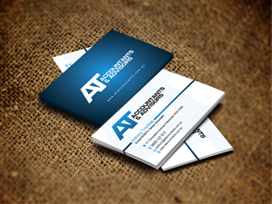 Visitenkarten-Design von diRtY.EMM für AT Accountants & Advisors | Design: #1041300
