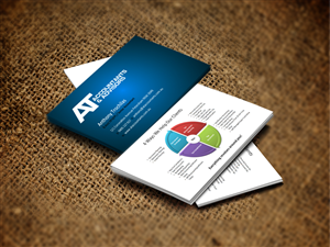 Business Card Design by diRtY.EMM for AT Accountants & Advisors | Design: #1046637