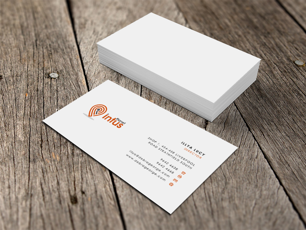 Business Card Design by Eggo May P for Planet Intus | Design #3885204