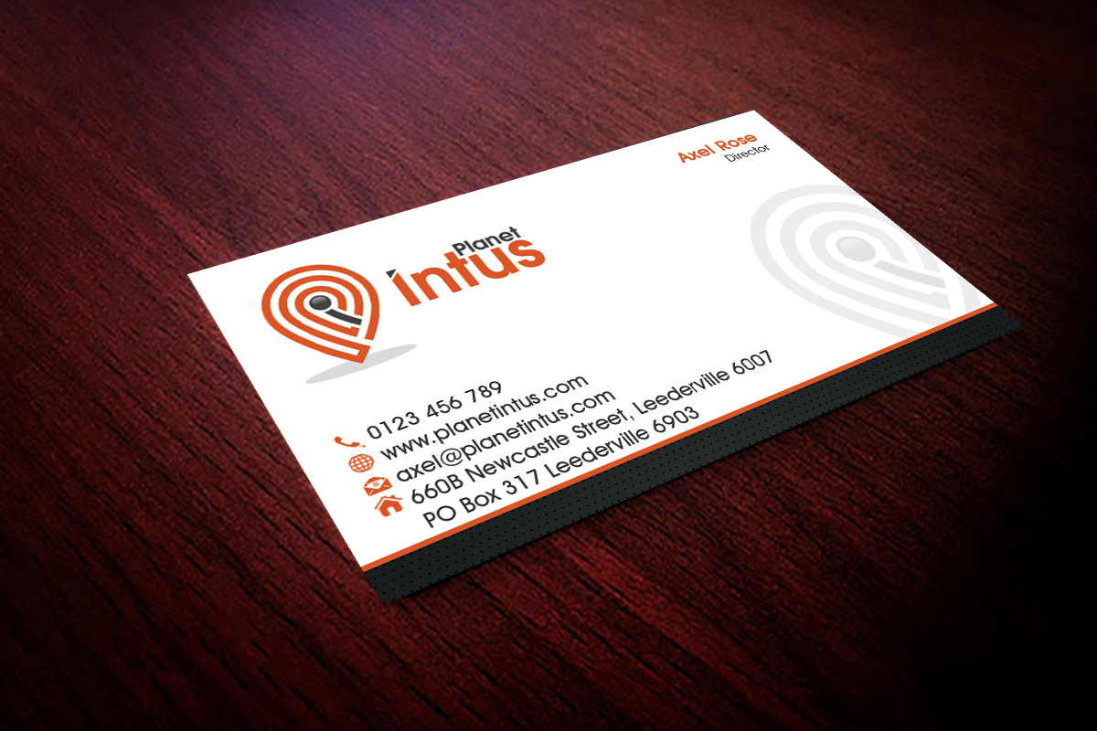 Business Card Design by Hardcore Design for Planet Intus | Design #3887763