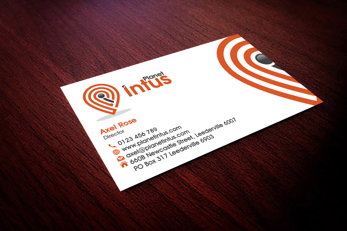 Business Card Design by Hardcore Design for Planet Intus | Design #3887764
