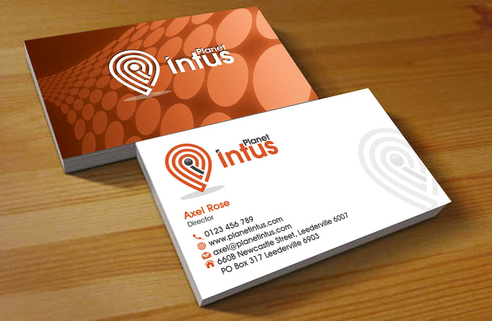 Business Card Design by Hardcore Design for Planet Intus | Design #3887767