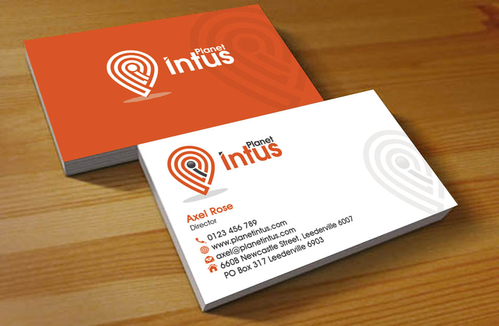 Business Card Design by Hardcore Design for Planet Intus | Design #3887768