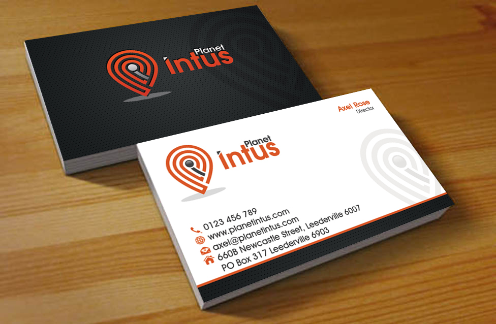 Business Card Design by Hardcore Design for Planet Intus | Design #3887769