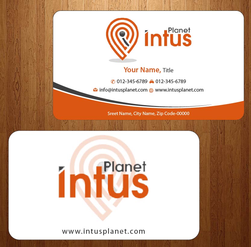 Business Card Design by Joy16589 for Planet Intus | Design #3888775