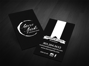 Business Card Design by Sarah Haroon for Sierra Spirits | Design: #3891042