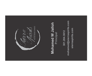 Business Card Design by NadineS for Sierra Spirits | Design: #3903229