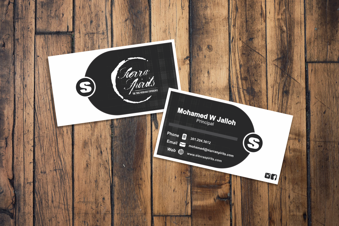 Business Card Design by NadineS for Sierra Spirits | Design #4104631